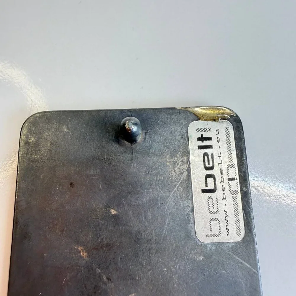 Bebelt Germany Leather Belt Size 36 – Graphic Buckle – Genuine Leather - Picture 7 of 11